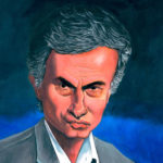 José Mourinho pour "Bookface". Acryliques.